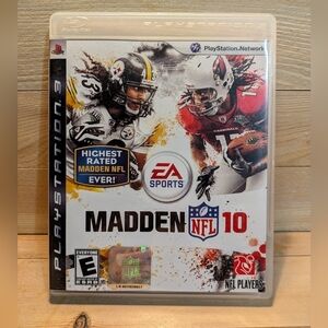 Madden NFL 10 for PlayStation 3 - Black and Red Pre-owned Game
